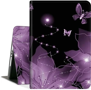 Case for Kindle Fire 7 Tablet ((9th/7th/5th Generation,2019/2017/2015 Released),PU Leather Fold Standing Shell Multiple Angles Cover with Auto Wake/Sleep,Purple Flower Case for Kindle Fire 7 Tablet ((9th/7th/5th Generation,2019/2017/2015 Released),PU Leather Fold Standing Shell Multiple Angles Cover with Auto Wake/Sleep,Purple Flower