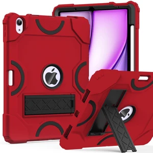 Cantis Case for iPad Air 11-inch (M4) 2026/ (M3) 2025/ (M2) 2024, iPad Air 5th/4th Generation (2022/2020) 10.9 Inch, Heavy Duty Shockproof Rugged Protective for i Pad Air 11'', Red+Black+Black Cantis Case for iPad Air 11-inch (M4) 2026/ (M3) 2025/ (M2) 2024, iPad Air 5th/4th Generation (2022/2020) 10.9 Inch, Heavy Duty Shockproof Rugged Protective for i Pad Air 11'', Red+Black+Black