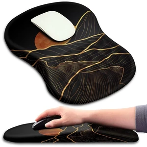 KUOSGM Mouse Pad Wrist Support, Ergonomic Mouse Pad with Massage Dot, Comfortable Computer Mouse Pad for Laptop, Wrist Rest Pain Relief Mousepad with Non-Slip PU Base for Office & Home, 12 x 8 in KUOSGM Mouse Pad Wrist Support, Ergonomic Mouse Pad with Massage Dot, Comfortable Computer Mouse Pad for Laptop, Wrist Rest Pain Relief Mousepad with Non-Slip PU Base for Office & Home, 12 x 8 in
