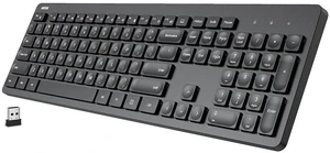 Arteck 2.4G Wireless Keyboard Ultra Slim Full Size Keyboard with Numeric Keypad and Media Hotkey for Computer/Desktop/PC/Laptop/Surface/Smart TV and Windows 11/10/ 8/7 Arteck 2.4G Wireless Keyboard Ultra Slim Full Size Keyboard with Numeric Keypad and Media Hotkey for Computer/Desktop/PC/Laptop/Surface/Smart TV and Windows 11/10/ 8/7