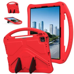 Dteck Kids Case for iPad Air 13 inch M2, iPad Pro 12.9" - Shockproof Rugged EVA Handle Stand Child Proof Case with Pencil Holder, Red Dteck Kids Case for iPad Air 13 inch M2, iPad Pro 12.9" - Shockproof Rugged EVA Handle Stand Child Proof Case with Pencil Holder, Red