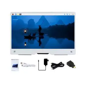 waveshare Pi Monitor Kit, Comes with an Official Raspberry Pi 15.6inch Monitor, 19201080 Resolution, Standard HDMI Port, IPS, VESA Mounting Support, Bundle with Accessories (6 Items) waveshare Pi Monitor Kit, Comes with an Official Raspberry Pi 15.6inch Monitor, 19201080 Resolution, Standard HDMI Port, IPS, VESA Mounting Support, Bundle with Accessories (6 Items)