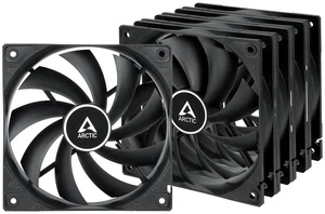 ARCTIC F12 (5 Pack) - PC Fans, 120mm Standard Case Fan, Low Noise, Quiet Motor, Computer, Fan Speed: 1350 RPM - Black ARCTIC F12 (5 Pack) - PC Fans, 120mm Standard Case Fan, Low Noise, Quiet Motor, Computer, Fan Speed: 1350 RPM - Black