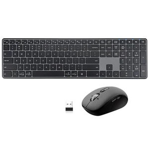 Bnnwa M9250 Wireless Keyboard Mouse Combo,Scissors Mechanism QWERTY Silent Wireless Bluetooth Keyboard and Ergonomic Mouse Set for Windows, iOS, Android, Computer Desktop PC Laptop iPad Bnnwa M9250 Wireless Keyboard Mouse Combo,Scissors Mechanism QWERTY Silent Wireless Bluetooth Keyboard and Ergonomic Mouse Set for Windows, iOS, Android, Computer Desktop PC Laptop iPad