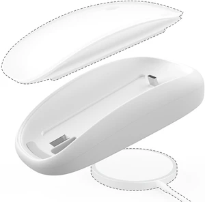 TATOFY Mouse Charger Compatible with Magic Mouse 2 (USB-C) Grip with Wireless Charging Support, Ergonomic Base (White) TATOFY Mouse Charger Compatible with Magic Mouse 2 (USB-C) Grip with Wireless Charging Support, Ergonomic Base (White)