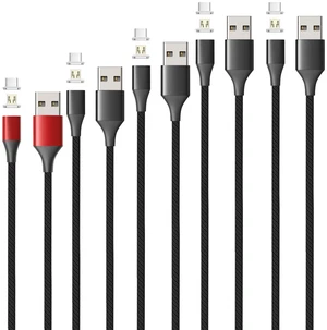 N. NETDOT Gen 10 Magnetic Charging Cable, Fast Charging, Compatible with USB-C and Micro-USB Phones, 10 Tips Included (5 Pack,1ft/3.3ft/5ft/6.6ft/6.6ft) N. NETDOT Gen 10 Magnetic Charging Cable, Fast Charging, Compatible with USB-C and Micro-USB Phones, 10 Tips Included (5 Pack,1ft/3.3ft/5ft/6.6ft/6.6ft)