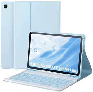 Keyboard Case for Samsung Galaxy S6 Lite 10.4" 2022/2020,Case with Keyboard for Samsung S6 lite with S Pen Holder,Detachable Wireless Bluetooth Keyboard for Galaxy S6 Lite 10.4" Aut Keyboard Case for Samsung Galaxy S6 Lite 10.4" 2022/2020,Case with Keyboard for Samsung S6 lite with S Pen Holder,Detachable Wireless Bluetooth Keyboard for Galaxy S6 Lite 10.4" Aut