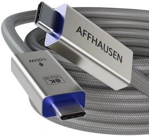 AFFHAUSEN USB4 Cable 3ft, 40Gbps, 100W Fast Charging, Braided AFFHAUSEN USB4 Cable 3ft, 40Gbps, 100W Fast Charging, Braided