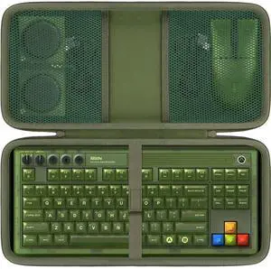 co2CREA Hard Travel Case Compatible with 8BitDo Retro Mechanical Keyboard 87 Keys Dual Super Programmable Buttons (Green Case) co2CREA Hard Travel Case Compatible with 8BitDo Retro Mechanical Keyboard 87 Keys Dual Super Programmable Buttons (Green Case)