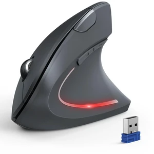 TECKNET Ergonomic Mouse, 4800 DPI Wireless Bluetooth Vertical, 3-Device TECKNET Ergonomic Mouse, 4800 DPI Wireless Bluetooth Vertical, 3-Device