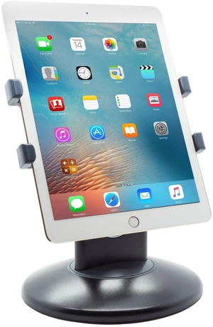 Kantek Tablet Desk Stand, Adjustable, Stable Weighted Base, Compatible with Most 7" to 10", Apple iPad, Air, Mini, Galaxy Tab 7"-9.7" Kindle Fire 7" or HD 6, E Readers, Rotating Secure Support Kantek Tablet Desk Stand, Adjustable, Stable Weighted Base, Compatible with Most 7" to 10", Apple iPad, Air, Mini, Galaxy Tab 7"-9.7" Kindle Fire 7" or HD 6, E Readers, Rotating Secure Support