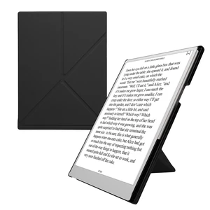 kwmobile Origami Case Compatible with Remarkable Paper Pro Cover - Faux Leather Tablet Case - with Stand and Pen Holder - Black kwmobile Origami Case Compatible with Remarkable Paper Pro Cover - Faux Leather Tablet Case - with Stand and Pen Holder - Black
