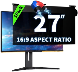 27'' Magnetic Hanging Computer Privacy Screen for 16:9 Widescreen Monitor 27'' Magnetic Hanging Computer Privacy Screen for 16:9 Widescreen Monitor