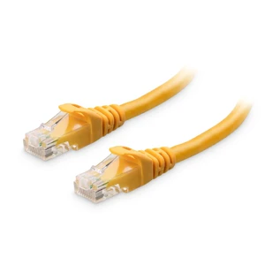 Cable Matters 10Gbps Snagless Cat 6 Ethernet Cable, 100ft, Yellow Cable Matters 10Gbps Snagless Cat 6 Ethernet Cable, 100ft, Yellow