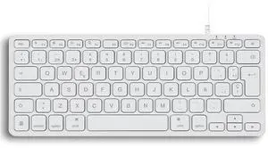 Perixx PERIBOARD-332MW Teclado Mac OS X Mini retroiluminado con Cable - Teclas de tijera delgadas con Fuente Grande - LED Blanco - Disposicion Espanola con N Perixx PERIBOARD-332MW Teclado Mac OS X Mini retroiluminado con Cable - Teclas de tijera delgadas con Fuente Grande - LED Blanco - Disposicion Espanola con N