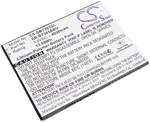Battery Replacement for samsung SM-T390N SM-T390 Galaxy Tab Active 2 8.0 TD-LTE SM-T395 SM-T395 Galaxy Tab Active 2 LT EB-BT365BBC EB-BT365BBE EB-BT365BBU EB-BT365BBUBUS GH43-04317A (4050mAh/3.8 Battery Replacement for samsung SM-T390N SM-T390 Galaxy Tab Active 2 8.0 TD-LTE SM-T395 SM-T395 Galaxy Tab Active 2 LT EB-BT365BBC EB-BT365BBE EB-BT365BBU EB-BT365BBUBUS GH43-04317A (4050mAh/3.8