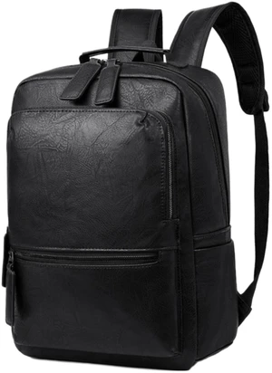 CYLYWJD Unisex PU leather laptop bag work business bag hiking backpack leisure day bag university schoolbag (Large,Black 1) CYLYWJD Unisex PU leather laptop bag work business bag hiking backpack leisure day bag university schoolbag (Large,Black 1)