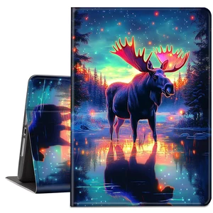 TSNJTBDL Case for Kindle Paperwhite 12th Generation 7" & Kindle ColorSoft Signature Edition PU Leather with Auto Sleep/Wake, Slim Lightweight Protective Cover Starry Night Moose TSNJTBDL Case for Kindle Paperwhite 12th Generation 7" & Kindle ColorSoft Signature Edition PU Leather with Auto Sleep/Wake, Slim Lightweight Protective Cover Starry Night Moose