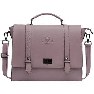 EaseGave Women's 17 Inch Laptop Briefcase, Vintage Purple Saffiano Eco-leather, Multi-Compartment, 3 lb Weight Capacity EaseGave Women's 17 Inch Laptop Briefcase, Vintage Purple Saffiano Eco-leather, Multi-Compartment, 3 lb Weight Capacity