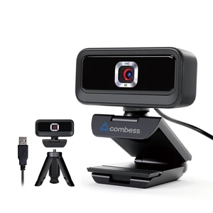 Combess 4K Webcam for PC, Computer Camera for Desktop, USB Webcam with Tripod,2 Noise Reduction Mics, Built-in Privacy Cover, for PC/Zoom/Skype/Team/Laptop/MacBook/Windows Combess 4K Webcam for PC, Computer Camera for Desktop, USB Webcam with Tripod,2 Noise Reduction Mics, Built-in Privacy Cover, for PC/Zoom/Skype/Team/Laptop/MacBook/Windows