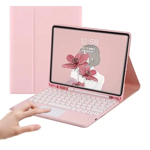 AnMengXinLing Keyboard Case for iPad Pro 11 2022/2021/2020-Touchpad Detachable Keyboard with Pencil Holder Folio Smart Cover with Keyboard for iPad Pro 11inch 4th/3rd/2nd Gen,Pink AnMengXinLing Keyboard Case for iPad Pro 11 2022/2021/2020-Touchpad Detachable Keyboard with Pencil Holder Folio Smart Cover with Keyboard for iPad Pro 11inch 4th/3rd/2nd Gen,Pink