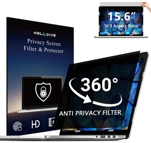 Halooive 4-Way Laptop Privacy Screen Shield 15.6 Inch,Removable 16:9 Aspect Halooive 4-Way Laptop Privacy Screen Shield 15.6 Inch,Removable 16:9 Aspect