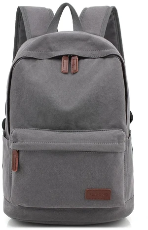 kayond Casual Style Lightweight canvas Laptop Bag/Durable Travel backpacks/Rucksack for Men&Women/Fashion Backpack Fits 15 inch Notebook (Gray) kayond Casual Style Lightweight canvas Laptop Bag/Durable Travel backpacks/Rucksack for Men&Women/Fashion Backpack Fits 15 inch Notebook (Gray)