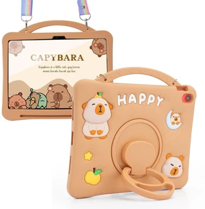 Capybara Kids Silicone Case for Samsung Galaxy Tab A9 Plus 11 inch 2023 (SM-X210/X216/X218), 3D Cute Protective Cover with 360 Rotating Stand, Adjustable Strap & Pencil Holder Capybara Kids Silicone Case for Samsung Galaxy Tab A9 Plus 11 inch 2023 (SM-X210/X216/X218), 3D Cute Protective Cover with 360 Rotating Stand, Adjustable Strap & Pencil Holder