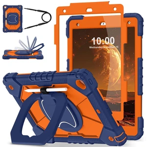 WESOROL Case for iPad 9th/8th/7th Generation 10.2 Inch iPad 9th Generation Case with Screen Protector Rotating Stand Pencil Holder Heavy Duty Shockproof Cover for 9th Gen iPad Case,Navy Orange WESOROL Case for iPad 9th/8th/7th Generation 10.2 Inch iPad 9th Generation Case with Screen Protector Rotating Stand Pencil Holder Heavy Duty Shockproof Cover for 9th Gen iPad Case,Navy Orange