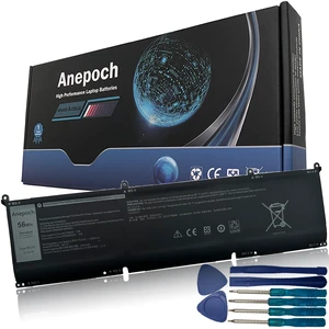 Anepoch 8FCTC Laptop Battery Replacement for Dell XPS 15 9500 Precision 5550 Alienware M15 R3 R4 M17 Series Notebook 69KF2 08FCTC 070N2F 0M59JH 0DVG8M 70N2F 0P8P1P 11.4V 56Wh 4650mAh Anepoch 8FCTC Laptop Battery Replacement for Dell XPS 15 9500 Precision 5550 Alienware M15 R3 R4 M17 Series Notebook 69KF2 08FCTC 070N2F 0M59JH 0DVG8M 70N2F 0P8P1P 11.4V 56Wh 4650mAh