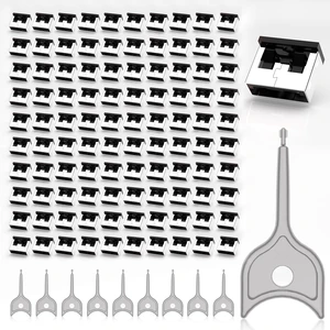 100PCS USB Metal Port Lock Blocker with 10 Keys - Secure USB-A Port Protector for PC/Laptop, Anti-Theft Data Security Lock, Dust & Moisture Proof Cover, Removable Type-A Connector Black 100PCS USB Metal Port Lock Blocker with 10 Keys - Secure USB-A Port Protector for PC/Laptop, Anti-Theft Data Security Lock, Dust & Moisture Proof Cover, Removable Type-A Connector Black