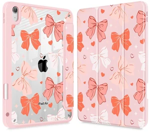 Lepeoac Case for iPad Air 11 inch M4 2026/M3 2025/M2 2024, for iPad Air 5th/4th Generation Case 10.9 inch 2022/2020, Tablet Cover with Acrylic Clear Back Shell, Bows SD146 Lepeoac Case for iPad Air 11 inch M4 2026/M3 2025/M2 2024, for iPad Air 5th/4th Generation Case 10.9 inch 2022/2020, Tablet Cover with Acrylic Clear Back Shell, Bows SD146