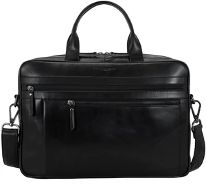 Marc Peter Black Laptop Bag Los Angeles I Leather Shoulder bag for 15.6 inch Laptop I Briefcase for men and women Marc Peter Black Laptop Bag Los Angeles I Leather Shoulder bag for 15.6 inch Laptop I Briefcase for men and women