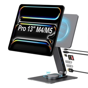 GEWOKLIY iPad Pro 13-inch Magnetic Stand HubFoldable Dock Station GEWOKLIY iPad Pro 13-inch Magnetic Stand HubFoldable Dock Station