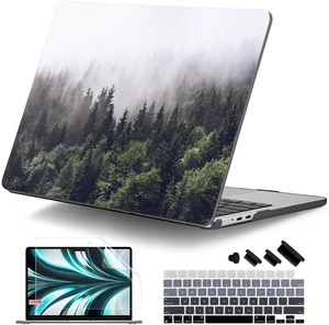 DONGKE for MacBook Air 13 Inch Case M5 2026 M4 2025 M3 M2 2024-2022 A3449 A3240 A3113 A2681, Plastic Hard Shell & Keyboard Cover & Screen Film for MacBook Air 13.6 Inch Case - Forest DONGKE for MacBook Air 13 Inch Case M5 2026 M4 2025 M3 M2 2024-2022 A3449 A3240 A3113 A2681, Plastic Hard Shell & Keyboard Cover & Screen Film for MacBook Air 13.6 Inch Case - Forest