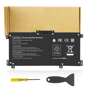 LK03XL Battery for HP Envy X360 Convertible 17m-ae0xx 17-bw 17m-ae111dx 15m-bp1xx 15m-cn0xxx 15-cn0xxx 15m-cp0xxx 15m-cn0012dx 15m-cn0011dx 15m-bq021dx 15m-bp112dx 916368-421 l09281-855 916814-855 LK03XL Battery for HP Envy X360 Convertible 17m-ae0xx 17-bw 17m-ae111dx 15m-bp1xx 15m-cn0xxx 15-cn0xxx 15m-cp0xxx 15m-cn0012dx 15m-cn0011dx 15m-bq021dx 15m-bp112dx 916368-421 l09281-855 916814-855