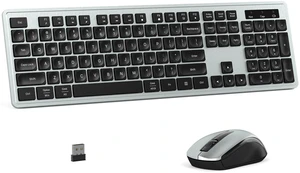MPTOG Wireless Keyboard and Mouse Combo for PC and Laptop (Gray) MPTOG Wireless Keyboard and Mouse Combo for PC and Laptop (Gray)