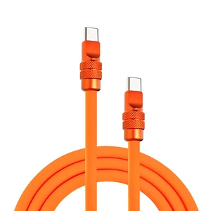 chubbycable 240W Fast Charging Cable Silicone USB C Cable, Orange, 3.3FT chubbycable 240W Fast Charging Cable Silicone USB C Cable, Orange, 3.3FT