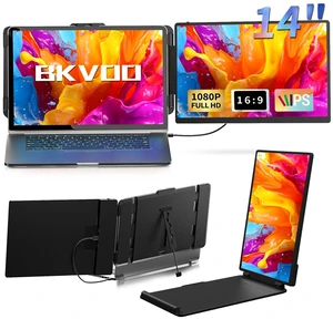 14 Inch Laptop Screen Extender IPS FHD 1080P Plug and Play Extra Screen 14 Inch Laptop Screen Extender IPS FHD 1080P Plug and Play Extra Screen