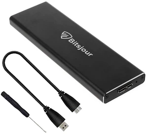 Bitsjour MacBook SSD Enclosure for 6+12pin Apple 2010 2011 MacBook Air SSD A1370 EMC 2393/2471, A1369 EMC 2392/2469, USB 3.0 External Case with Organizer Bag Bitsjour MacBook SSD Enclosure for 6+12pin Apple 2010 2011 MacBook Air SSD A1370 EMC 2393/2471, A1369 EMC 2392/2469, USB 3.0 External Case with Organizer Bag