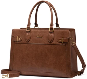 LOVEVOOK Laptop Bag for Women, 15.6 Inch Large PU Leather Tote Bag, Professional Teacher Work Bag, Waterproof Business Computer Briefcase, Shoulder Tote Purse for Office LOVEVOOK Laptop Bag for Women, 15.6 Inch Large PU Leather Tote Bag, Professional Teacher Work Bag, Waterproof Business Computer Briefcase, Shoulder Tote Purse for Office