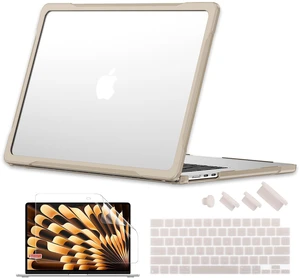 Batianda Ultimate Slim Case for MacBook Air 15 Inch 2023-2026, Khaki Batianda Ultimate Slim Case for MacBook Air 15 Inch 2023-2026, Khaki