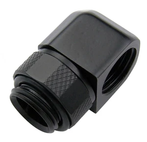 Koolance NZL-LXG1-BK Fitting Single, *Black* Swiveling Elbow, G 1/4 BSPP Koolance NZL-LXG1-BK Fitting Single, *Black* Swiveling Elbow, G 1/4 BSPP