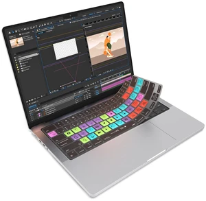 JCPal Adobe After Effects Shortcut Guide Keyboard Cover for Apple MacBook JCPal Adobe After Effects Shortcut Guide Keyboard Cover for Apple MacBook