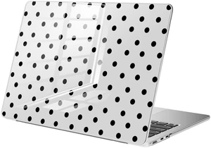 BlHMCASE Compatible with MacBook Pro 14 inch Case Cute Black Polka Dot BlHMCASE Compatible with MacBook Pro 14 inch Case Cute Black Polka Dot