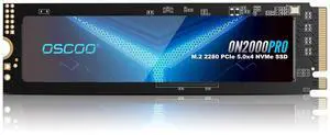 OSCOO 4TB NVMe Gen 5.0 SSD, Up 13,000MB/s,3D TLC NAND, DRAM Cache, Graphene Heatsink, M.2 NVMe PCIe 2280 Gen5x4 SSD for AI Applications, Gaming, PS5, Laptop, PC, Heavy-Duty Workstations OSCOO 4TB NVMe Gen 5.0 SSD, Up 13,000MB/s,3D TLC NAND, DRAM Cache, Graphene Heatsink, M.2 NVMe PCIe 2280 Gen5x4 SSD for AI Applications, Gaming, PS5, Laptop, PC, Heavy-Duty Workstations