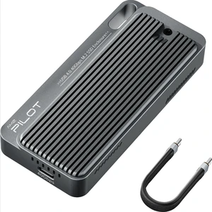 AMZPILOT 40Gbps USB4 NVMe Enclosure with Triple-Cooling System Aluminum AMZPILOT 40Gbps USB4 NVMe Enclosure with Triple-Cooling System Aluminum