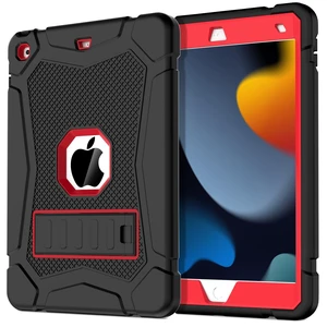 AVAWO Case for iPad 9th/8th/7th Generation(10.2 inch, 2021/2020/2019), Heavy Duty Military Grade Shockproof Protective Cover with Built-in Stand/Pencil Holder for i Pad 9/8/7 Gen, Black and Red AVAWO Case for iPad 9th/8th/7th Generation(10.2 inch, 2021/2020/2019), Heavy Duty Military Grade Shockproof Protective Cover with Built-in Stand/Pencil Holder for i Pad 9/8/7 Gen, Black and Red