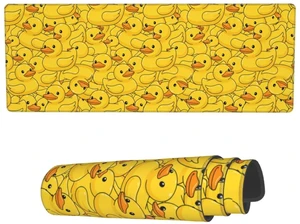 AoHanan Yellow Kawaii Duck Large Mouse Pad Extended Gaming Mousepad with Stitched Edges 3mm Office Decor Women Men Computer Accessories for Home Office 31.5 X 11.8 Inch AoHanan Yellow Kawaii Duck Large Mouse Pad Extended Gaming Mousepad with Stitched Edges 3mm Office Decor Women Men Computer Accessories for Home Office 31.5 X 11.8 Inch