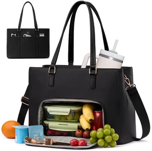 LOVEVOOK Lunch Bag for Women, Work Laptop Tote Bag with Lunch Compartment LOVEVOOK Lunch Bag for Women, Work Laptop Tote Bag with Lunch Compartment